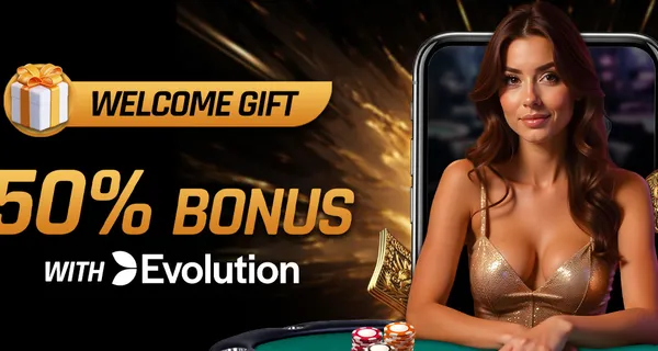 50% Evolution Gaming bonus banner — JeetBuzz